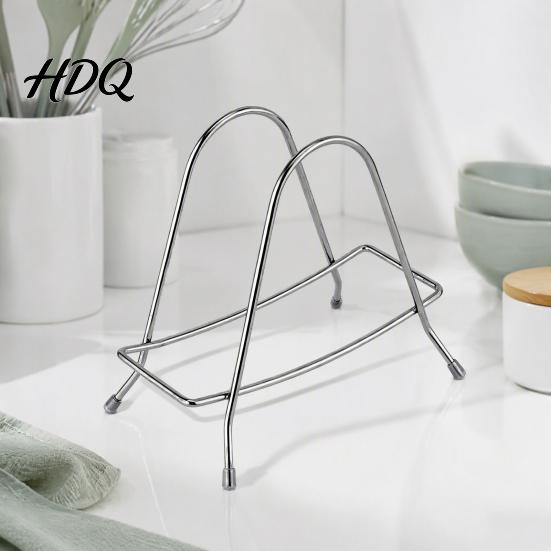Kitchen Counter Organizer Stainless Steel Chopping Board Storage Rack And Knife Holder for Heavy Duty Countertop Vertical Drain Stand Cutting Boards