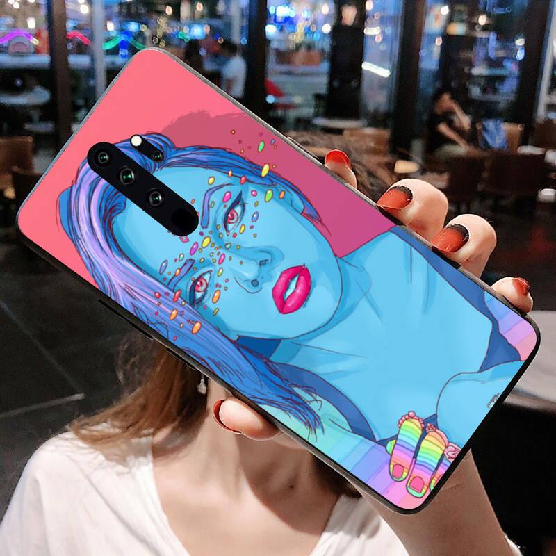 Digital Art Love Trippy psychedelic Phone Case for Redmi 9A 8A 7 6 6A Note 9 8 8T Pro Max Redmi 9 K20 K30 Pro