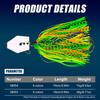 Chatterbait Fishing Lure Wobbler Spinner Bait Blade Jig Swimbait for Bass Pike Silicone Skirt Artificial Baits 15g 20g