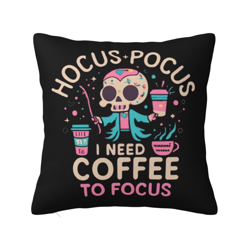 Custom Hocus Pocus Halloween Sanderson Sisters Throw Pillow Case Modern Cushion Cover Square Pillowcase