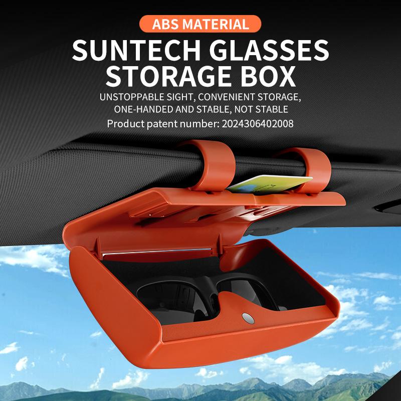 Car glass box sun visor sunglasses car interior driver glasses clip sunglasses clip car storage box glass cup cas cas