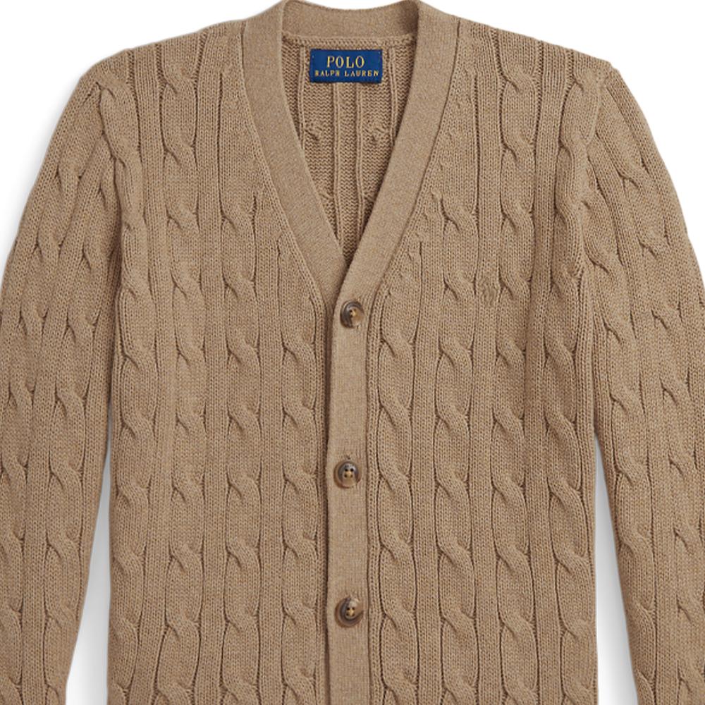 Polo Ralph Lauren V-Neck Knitted Cable Sweater Kids sweater CWPOSWEY6820650-260
