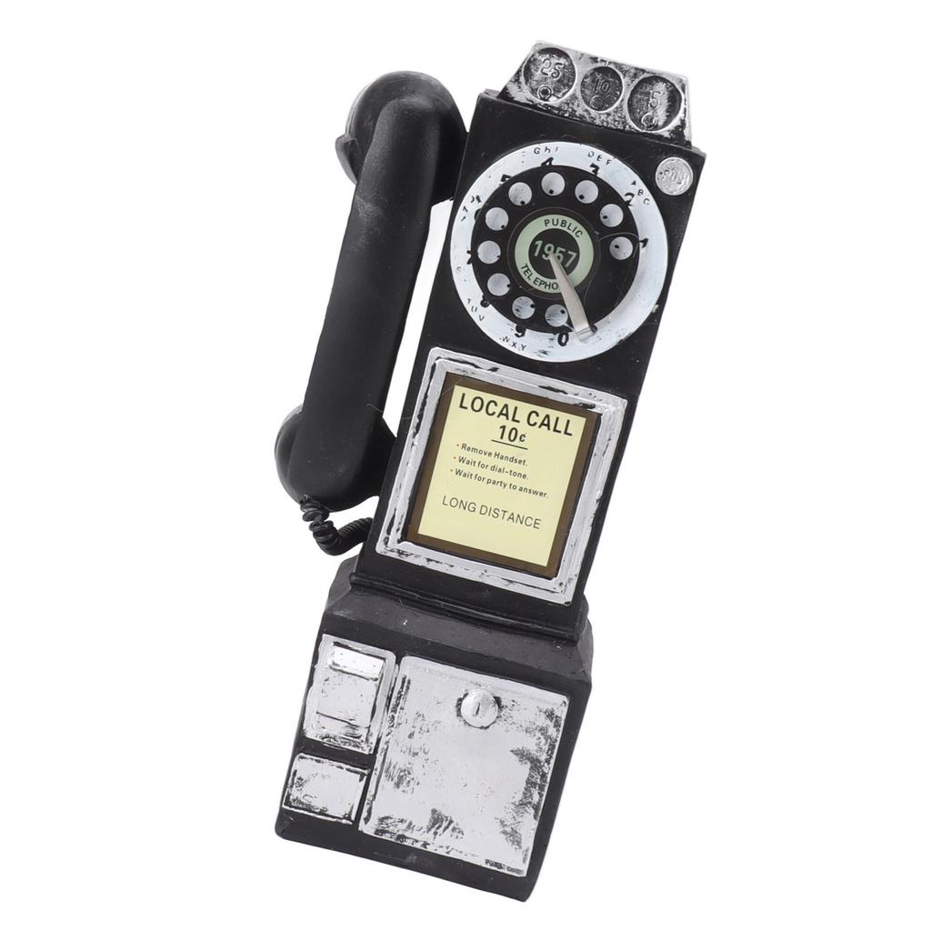 Decorative Phone Model Fashionable Classic Vintage Exquisite Resin Telephone Model Decoration for