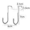 Kitchen Bathroom Cabinet Door Back Type Non-marking Door Back Hook Coat Hook S-type Hole-free Hook