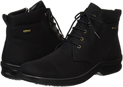 Asahi Top Dry TDY-3836 Men's Waterproof Gore-Tex Short Boots, Black, Size 28.0 cm, 4E