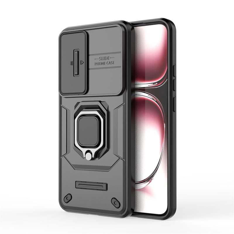 For Oppo Reno 12 Pro 5G Case Slide Camera Ring Holder Armor Phone Cases for Oppo Reno12 Pro 5G CPH2629 6.7" Magnetic Back Cover