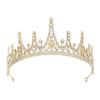 Baroque Korean Style Crown: 18th Birthday Bride Headdress Wedding Accessories