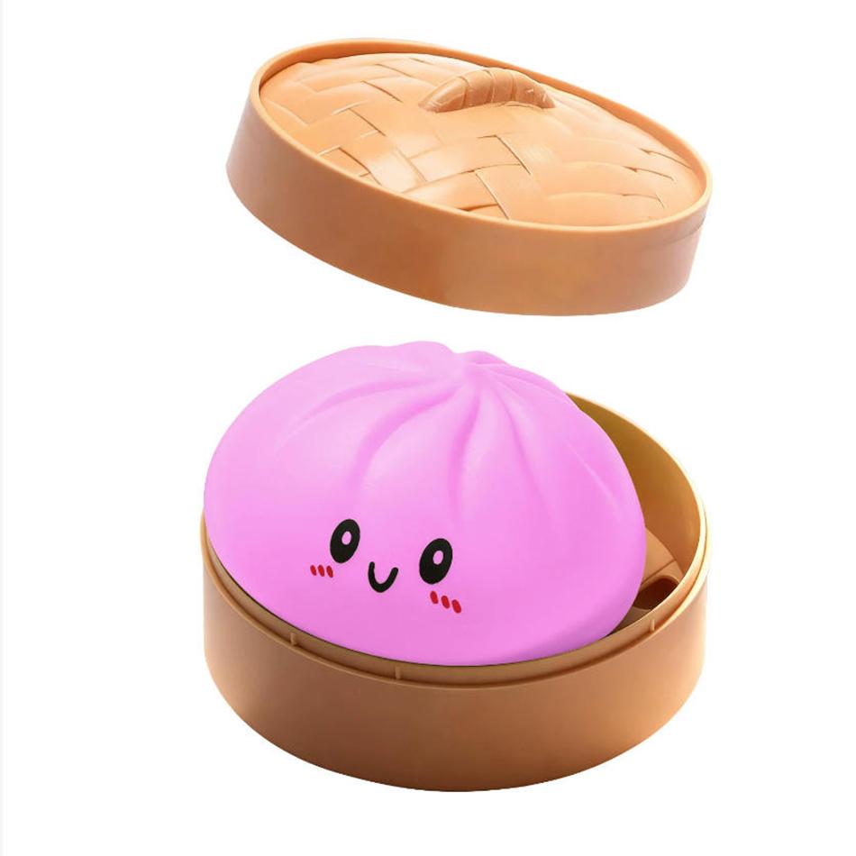Barevné knedlíkové squishy stresové míčky Znovupoužitelné Nízký odskok Dekompresní hračky Těstová koule Jedinečná domácí dekorace Dárky