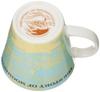 Yamaka Shoten MOOMIN Initial Mug 340ml Microwave Moomin Nordic Day Wedding Made in A, Approx. Capacity, Safe, Merchandise, Style, Mother's Gift,