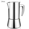 200ml/300ml Portable Coffee Pot 304 Stainless Steel Moka Pot Kitchen Coffee Bar Percolator Drink Kettle Camping Coffee Utensil