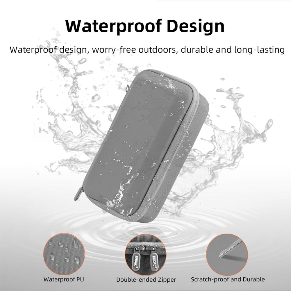 Carrying Case for DJI Osmo Mobile 7/7 Pro Protective Handbag Shockproof Handheld Gimbal Portable Bag Waterproof with Mesh Pocket