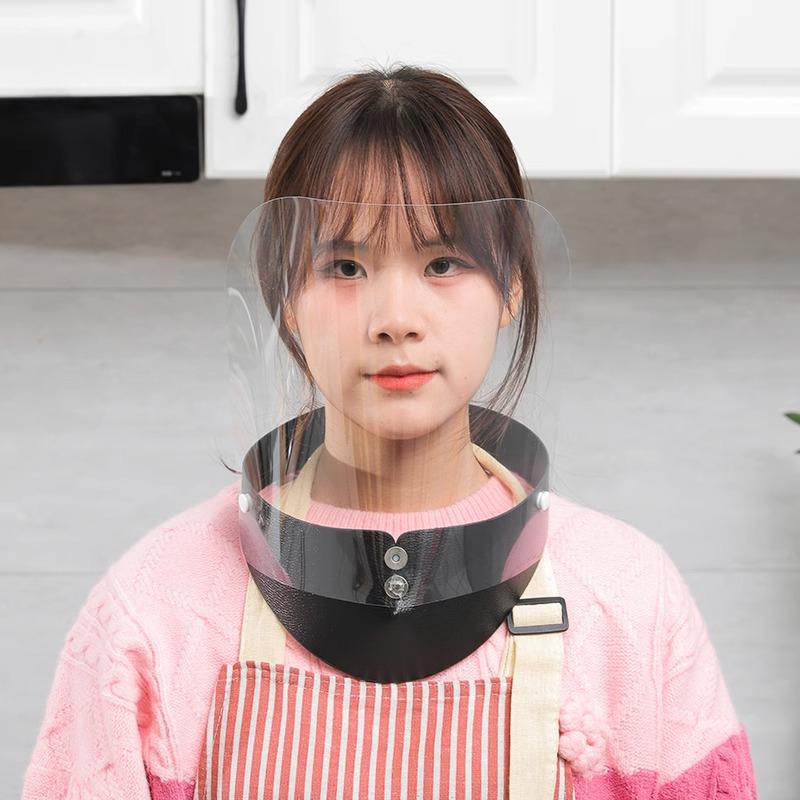 Anti-Öldampf und Spritzschutz Koch-Gesichtsschild - Damen Schutz-Küchenmaske und Hut