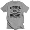 Legends Were Born in 1953 Year of Birth Birthday T Shirts Summer Style Graphic Cotton Streetwear Grandpa T-shirt Mens Clothing