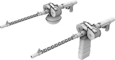 IBG MG15 Schwenkmaschinengewehr 3D-gedruckte Kunststoffmodellteile PBU4801 1/48 Go242/244 (für ICM) (Flugzeug)