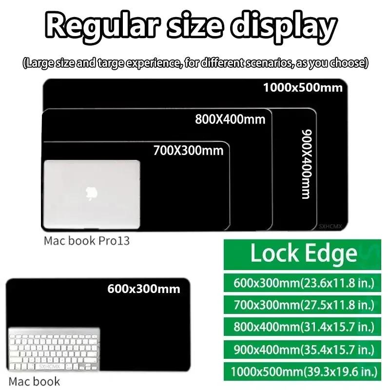 Laptop Japan Anime Mouse Pad XXL Black And White Manga Mousepad PC J-jujutsu K-kaisen Keyboard Rug Geto Suguru Extended Desk Mat
