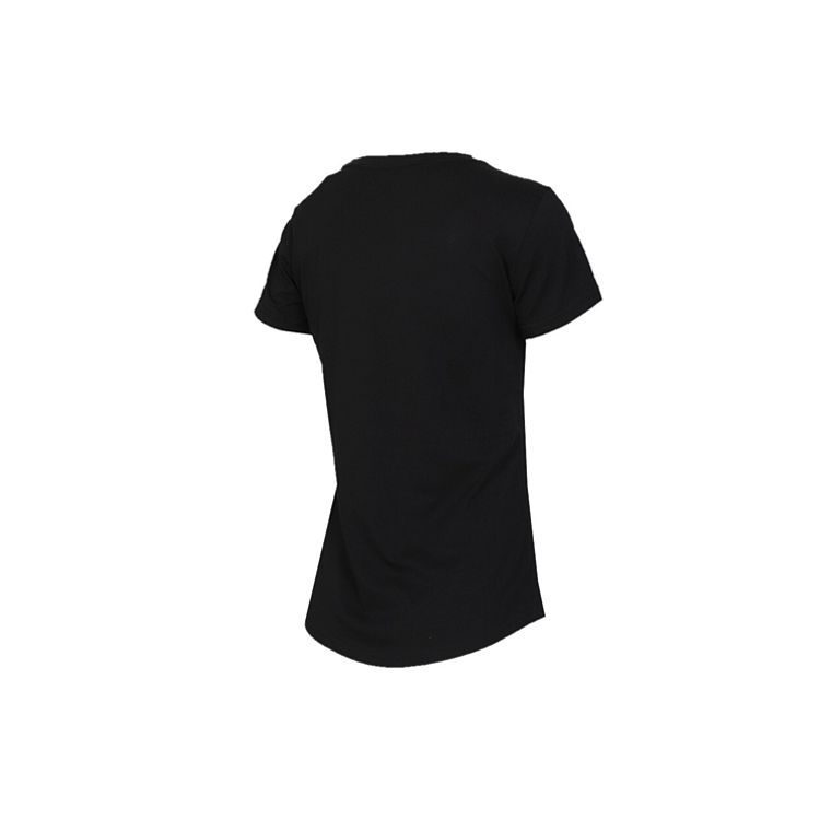 Puma Sports Fitness Printed Short Sleeve T-Shirt Women tops Black 581631-01