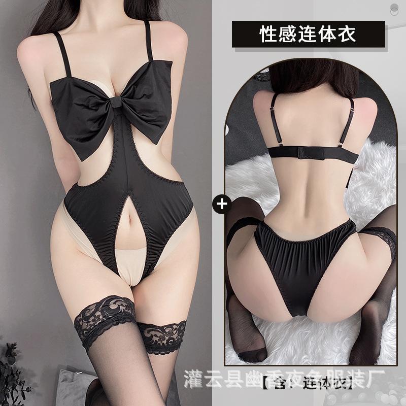 Sex underwear sexy open gear no-take-off onesie Want to campus dead library water uniform set