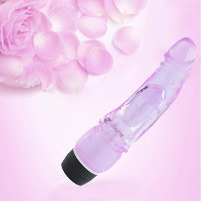 Vibrator Dildo Jelly Multi Speed ​​Jucărie sexuală unisex pentru adulți pentru bărbați, femei, stimulare sexuală, performanță de plăcere
