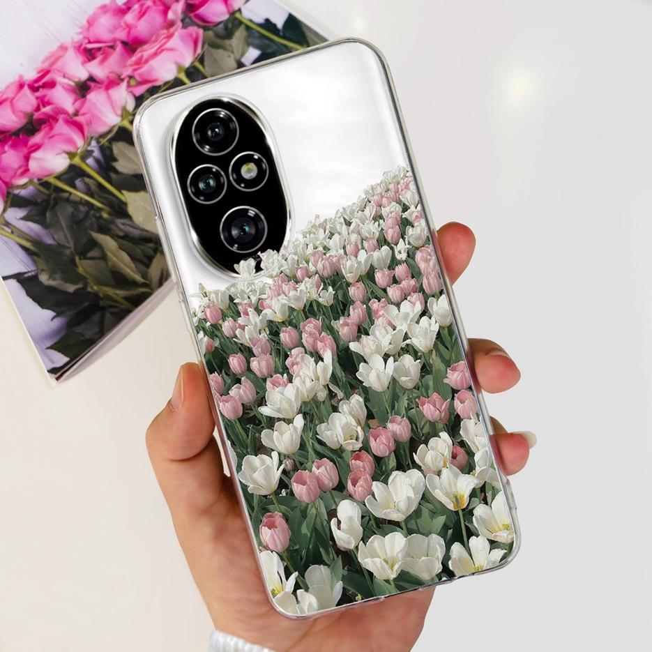 

For Honor 200 Pro Case ELP-AN00 New Fashion Painted Cover Clear Silicone Phone Cases For Honor 200 Lite Honor200 Pro Soft Fundas Honor 200