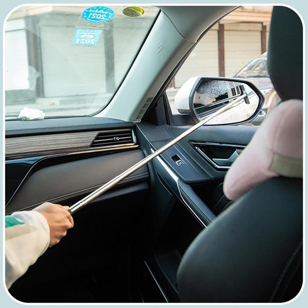 1 PC Side Mirror Squeegee,Car Mirror Squeegee,Retractable Car Rearview Mirror Wiper,Portable Car Cleaning Tool for Rainy Foggy Weather