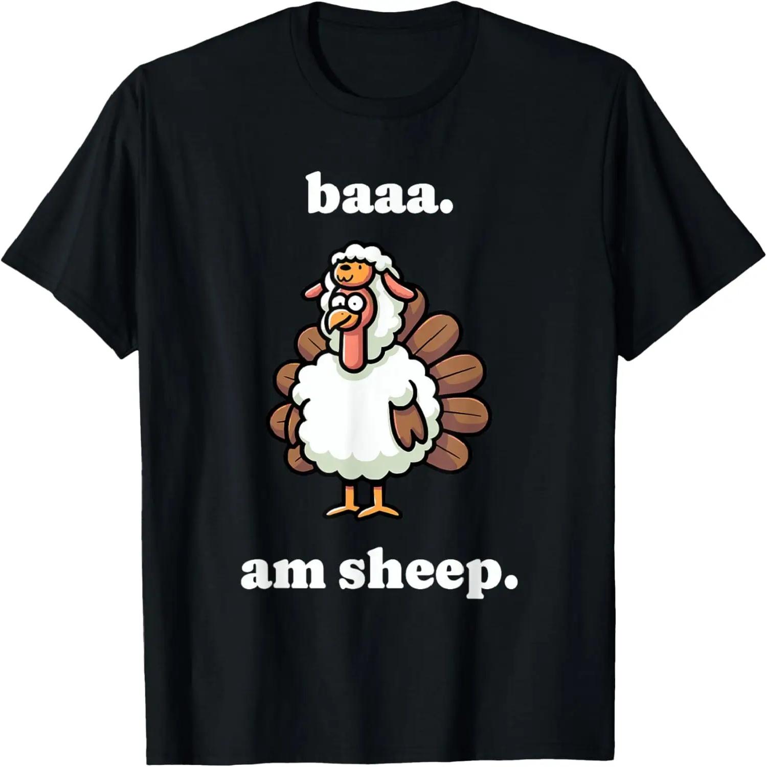 Baa Sheep Turkey in Disguise Funny Thanksgiving Baa Am Sheep T-Shirt XXXXXL разноцветный