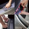 Anti-scratch Car Trunk Door Sill Plate Protector Universal Rear Bumper Guard Rubber Mouldings Pad Trim Cover Strip Car Styling