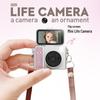 Compact Flip-Screen Mini Camera Pendant - Perfect for Backpacking, Parties, and Student Adventures
