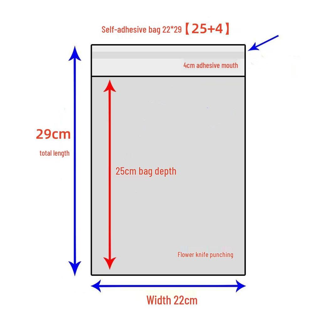 Transparent OPP Self-Adhesive Jewelry Packaging Bag