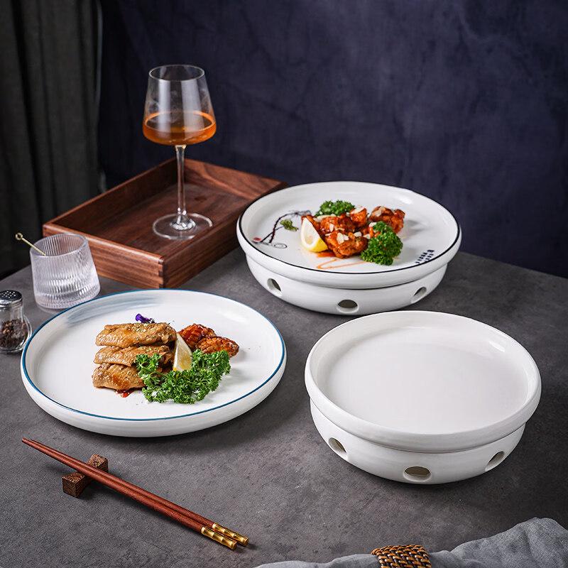 Ceramic Candle Heating Food Warming Dish