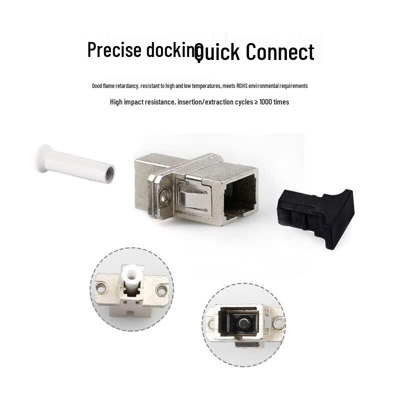 Fiber Optic LC Female to SC Female Coupler Adapter