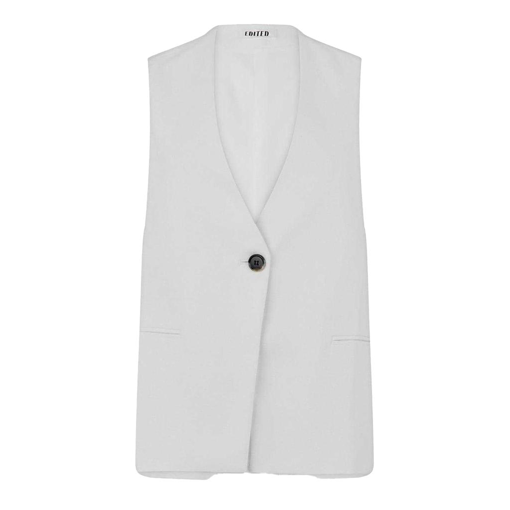 Edited Womens/Ladies Cotton Linen Waistcoat