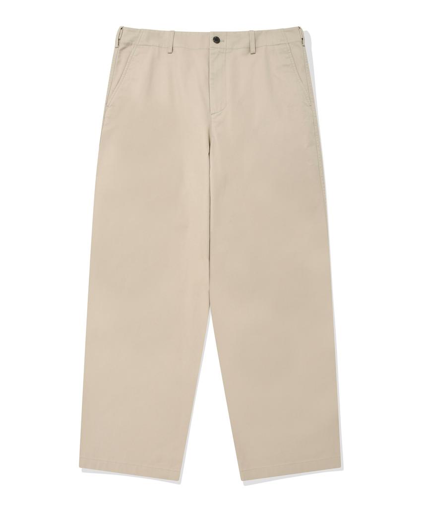 COVERNAT Wide Chino Pants Beige