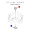 Automotive Replacement Spare Tire Mounting Plate Carriers Fixing Bolt 7603R2 9816990180 for 2008 3008 307 301 4008