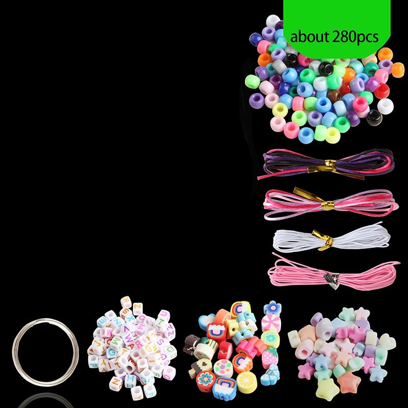 

WTEMPO DIY Набор для изготовления брелоков в богемном стиле, регулируемые бусины с буквами, шнурки, брелок в подарок, алфавитные бусины, брелок для ключей, аксессуары для рюкзака 1set синий