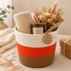 COTTON LAUNDRY BASKET 30x30cm FOR HANDMADE PREMIUM TOYS