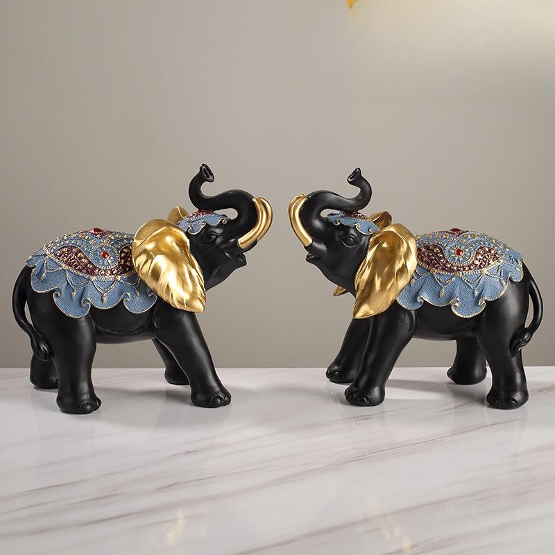 

Украшения в виде слона привлекают богатство, а слон переезжает в новый дом. Украшение журнального столика для гостиной, телевизора, шкафа для открытия, свадебного подарка.