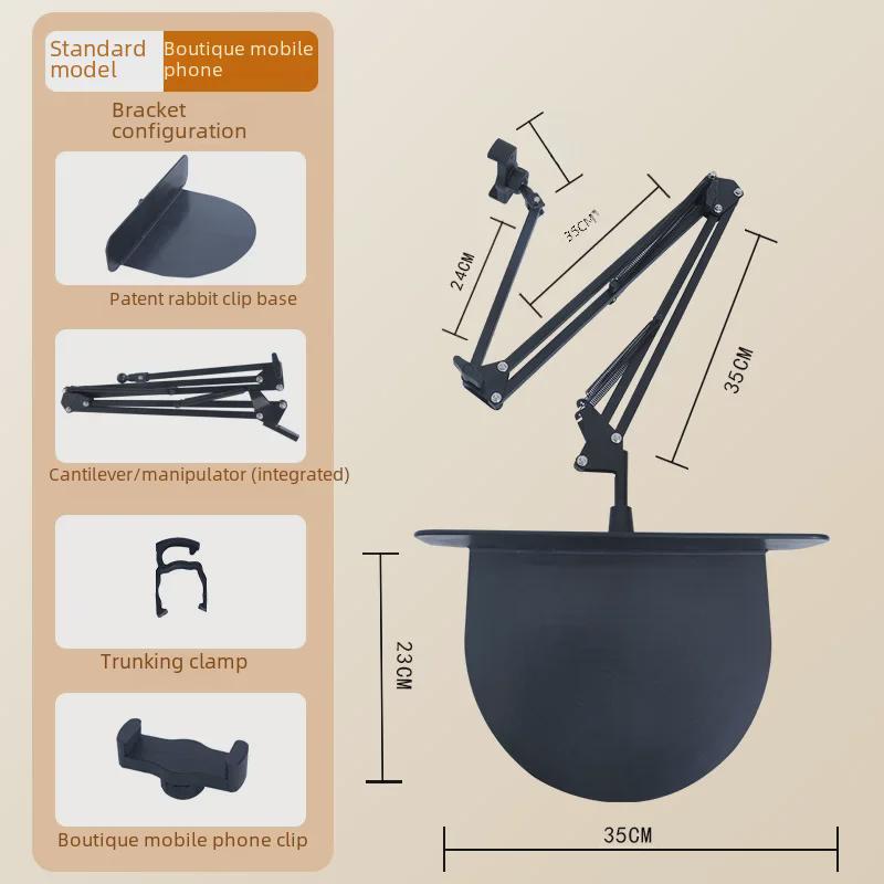 Adjustable Stand for Mobile Phones & Tablets – Ideal for Desks, Lazy Viewing, Video Streaming, and TV Watching