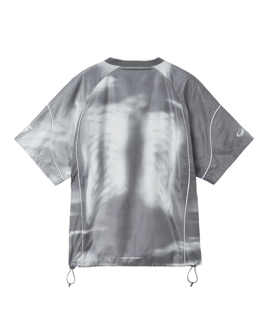 PHYPS MOTORCYCLE Nylon X-Ray Racing Short Sleeve Gray