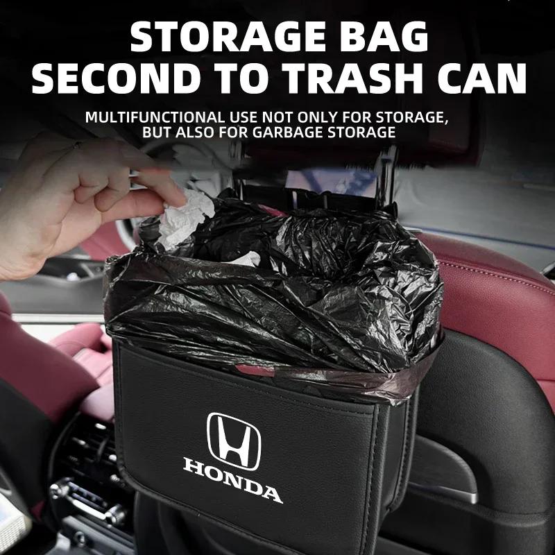 Car Back Seat Storage Bag Organizer Hanging Bag For Honda Civci FIT CRV Accord Jazz HRV Dio Stepwgn Prelude Auto Accessories KU9