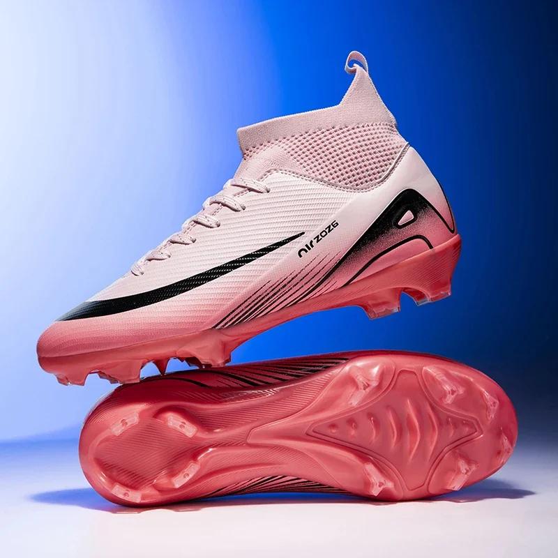 

New Men Soccer Shoes Unisex Wholesale Breathable Indoor Futsal Drop Shipping Ultralight Professional Football Boots Training 34