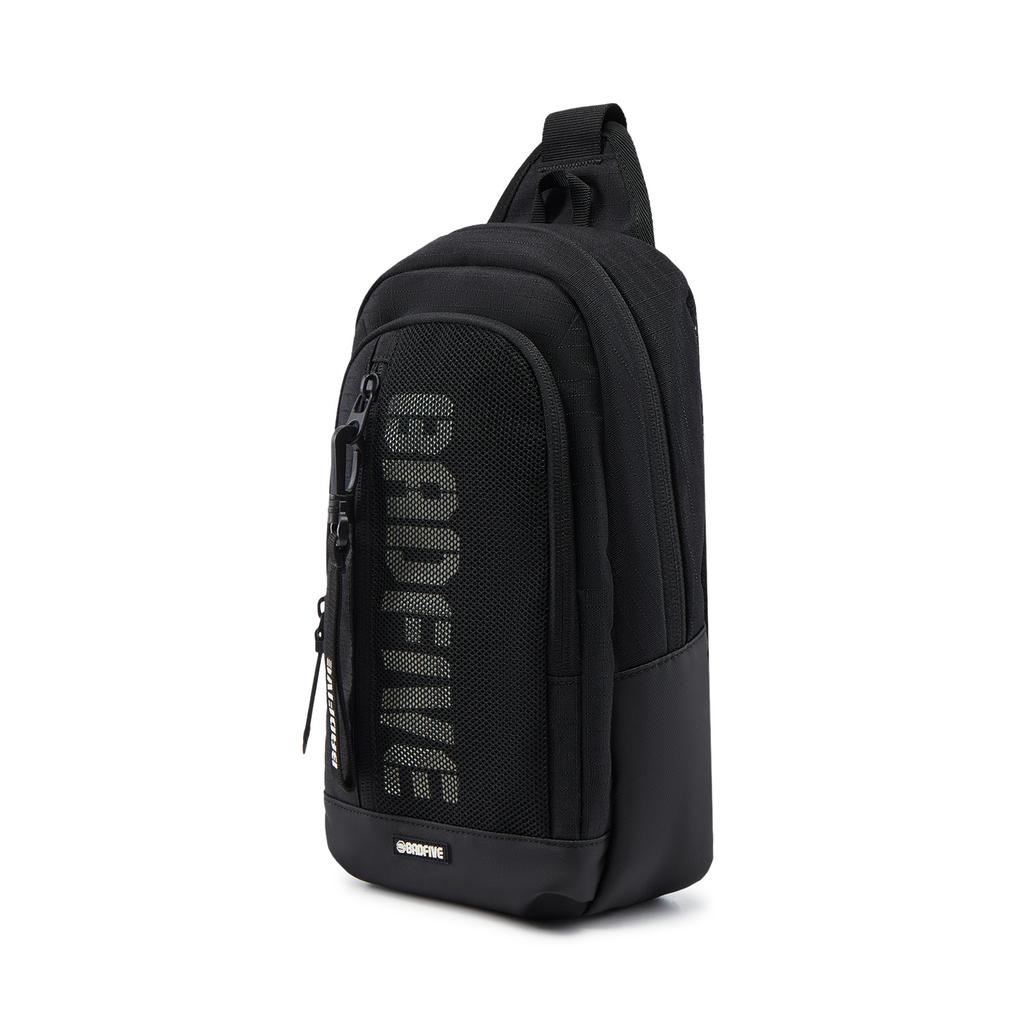 Li Ning Polyester One Shoulder Sling Bag Unisex Black ABDV305-1