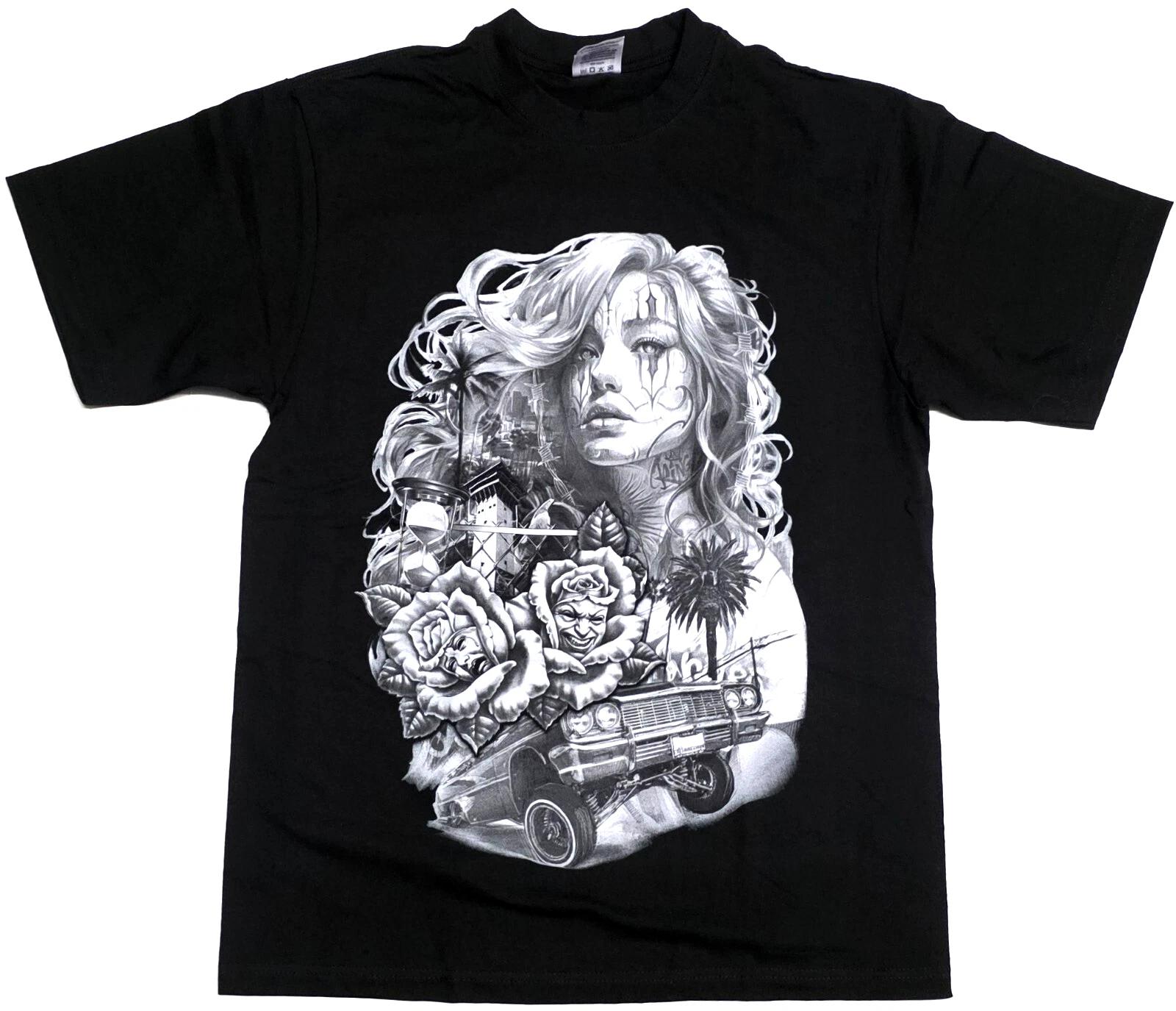 

HARD TIMES T-shirt Urban Streetwear Men s 100% Cotton Tee Black New S