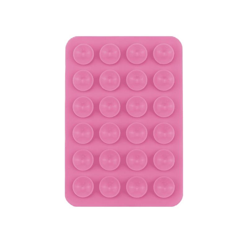 The New 24-piece Silicone Double-sided Suction Cup Is Suitable for Square Mobile Phone Back Sticker Stands