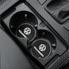 Car For Volkswagen VW Car Coaster Water Cup Bottle Holder Diamond Non-Slip Mat Decoration For Volkswagen VW R GTI Golf 5 7 Caddy