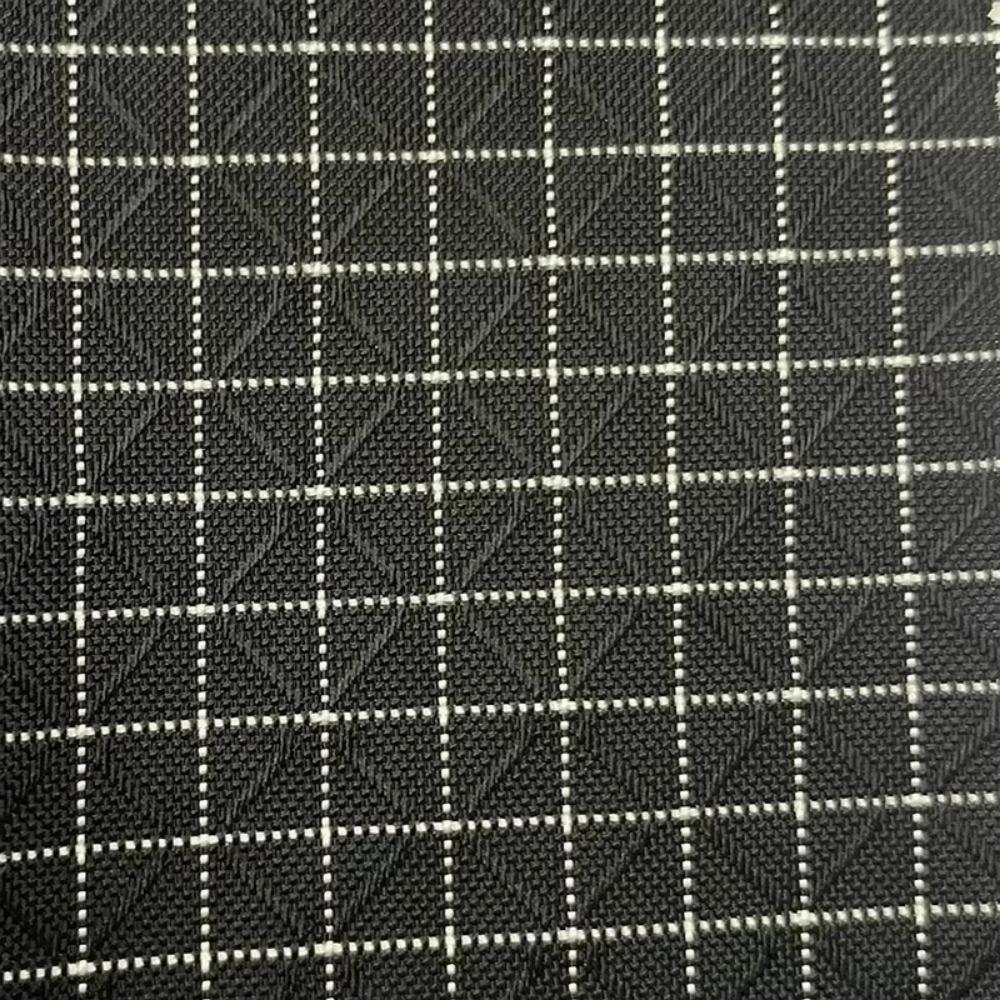 

Ткань 210D в клетку Водонепроницаемая Сверхлегкая Смесовый нейлоновый материал Износостойкая 90x150см Ткань Gridstop 150-90cm чёрный