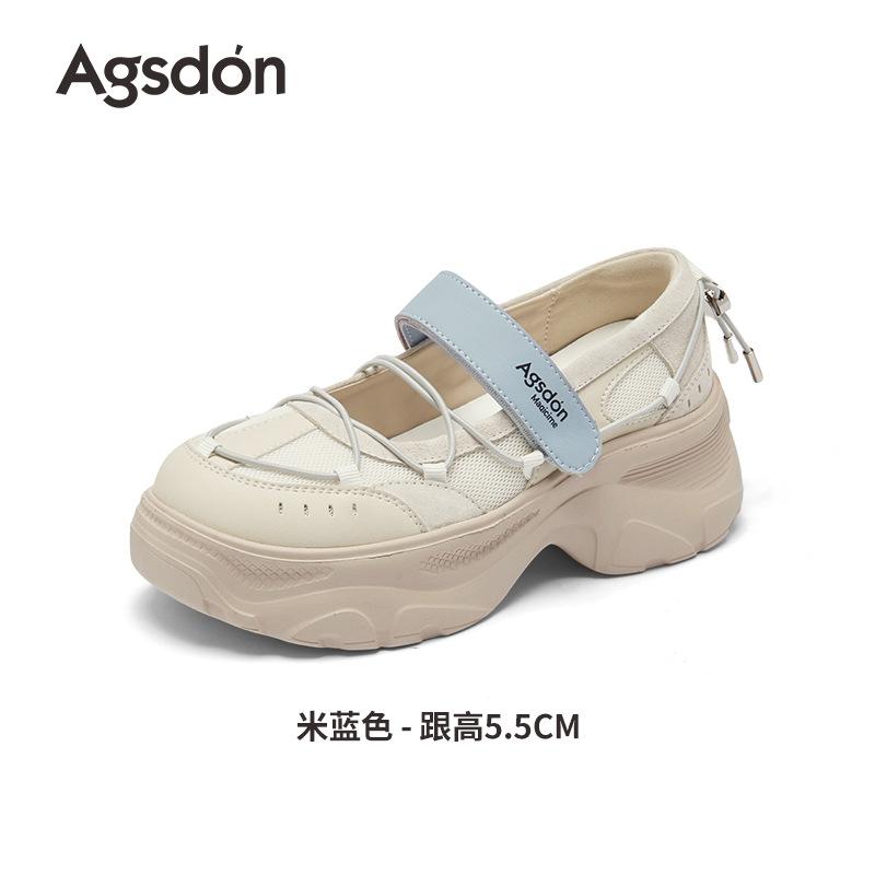 Sports Mary Jane shoes new autumn platform casual ballet Velcro Dexun shoes 35