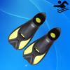 Short Open-Heel Swim Fins Snorkeling Beginners TPR Material Comfort Fit Non-Slip Foot Pocket
