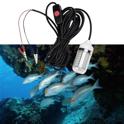 1PC 12V Underwater Fishing Light Lamp LED Deep Drop Underwater Fishing Squid Fish Lure Light Flashing Lamp