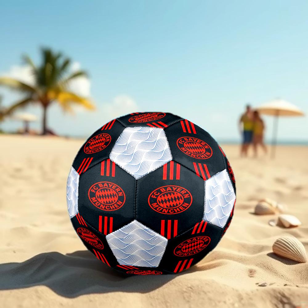 1 Stück FC Bayern München Fußballverein Fußball Fußball Größe 5 Hallenfußball Mode Bunt Hinterhofspiel - Großartig für Sportfans Geschenk