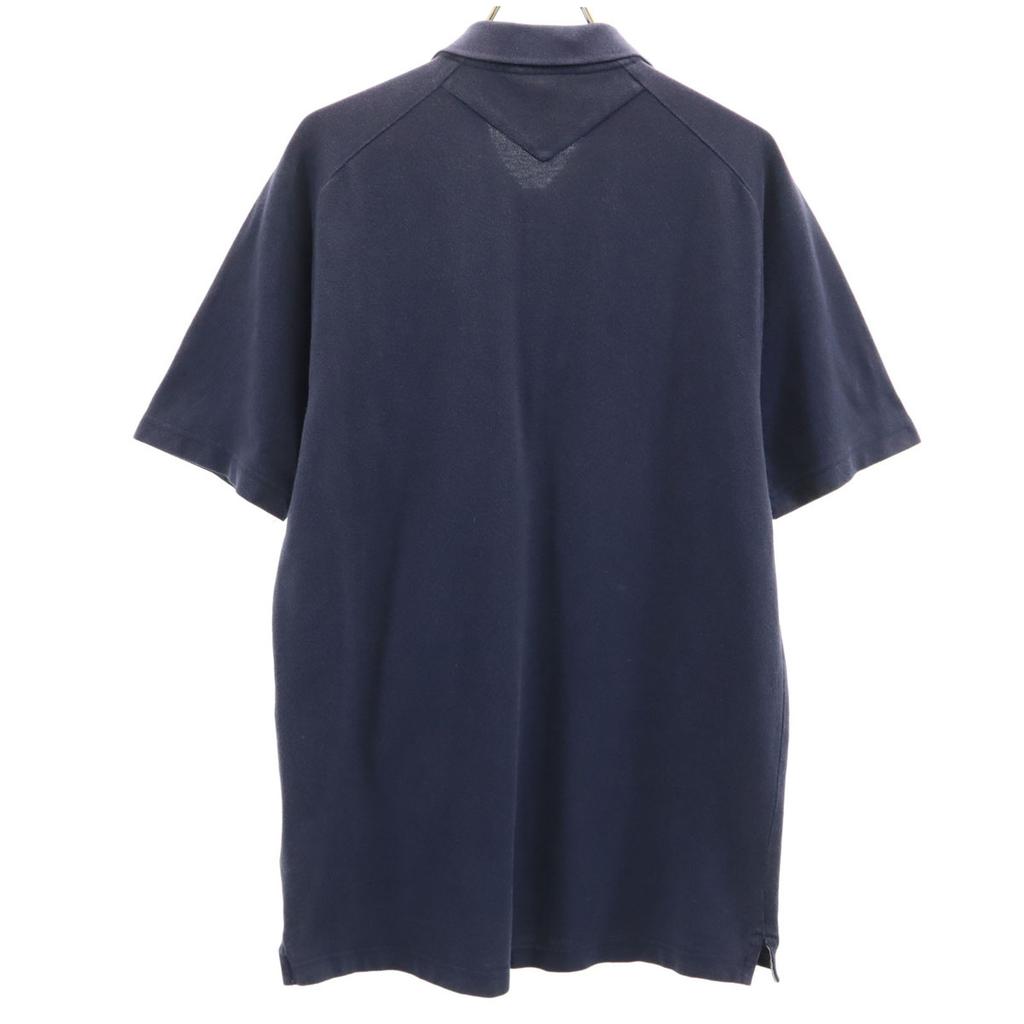 Umbro Nationalmannschaft ENGLAND Fußball Kurzarm Poloshirt L Marineblau Descente Herren Gebraucht